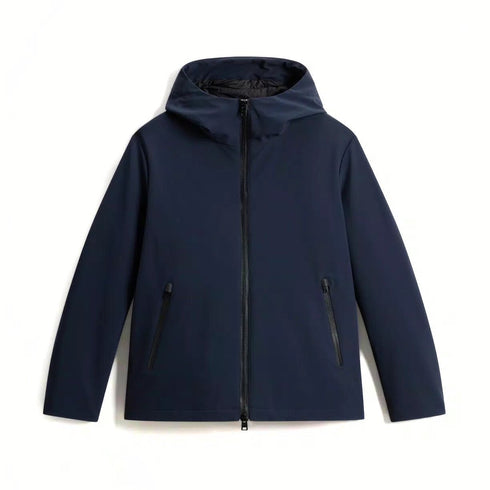 Woolrich Piumino corto Piumino Uomo Pacific in Softshell Blu A24 - WOOLRICHCFWOOU1047MRUT3496 - 3989 - L - Francavilla Moda